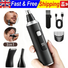 3 IN 1 Nose Hair Trimmer For Men Rechargeable Ear and Nose Hair Trimmer IPX7