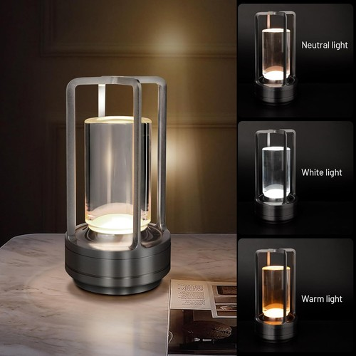 Cordless Lamp Rechargeable Table Lamp LED Dimmable Lamp Night Light Decor UK