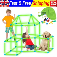 130 Pieces Glow in the Dark Construction Toy,Indoor Playhouse Cave Kids Toy Gift