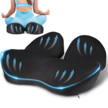 Cushion Seat Pillow Orthopaedic Coccyx Back Pain Relief Memory Foam Office Chair