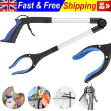 Foldable Litter Picker Long Reach Indoor Outdoor Rubbish Grabber Pick Up Tool