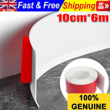 6M PVC Soft Flexible Skirting Board Self Adhesive Floor Wall Trim DIY Decor