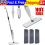 Multi-Functional Wash & Dry Mop 360Â Flat Squeeze Floor Mop+3 Microfiber Pads UK 1