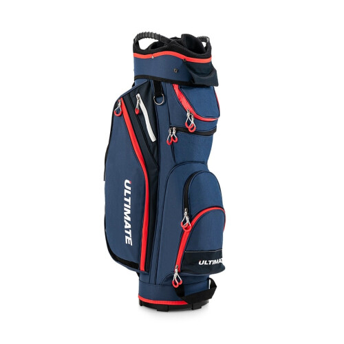 Bolsa de golf ligera con divisor de 14 compartimentos, azul marino