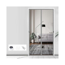 95 x 210 cm magnetisch hordeurgordijn transparant TPU deurgaas klamboe