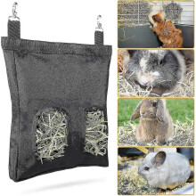 Kaninchen-Heu-Futtersack, Meerschweinchen-Heu-Futtersack, Aufbewahrung, hängendes Futterheu für kleine Tiere, Oxford-S