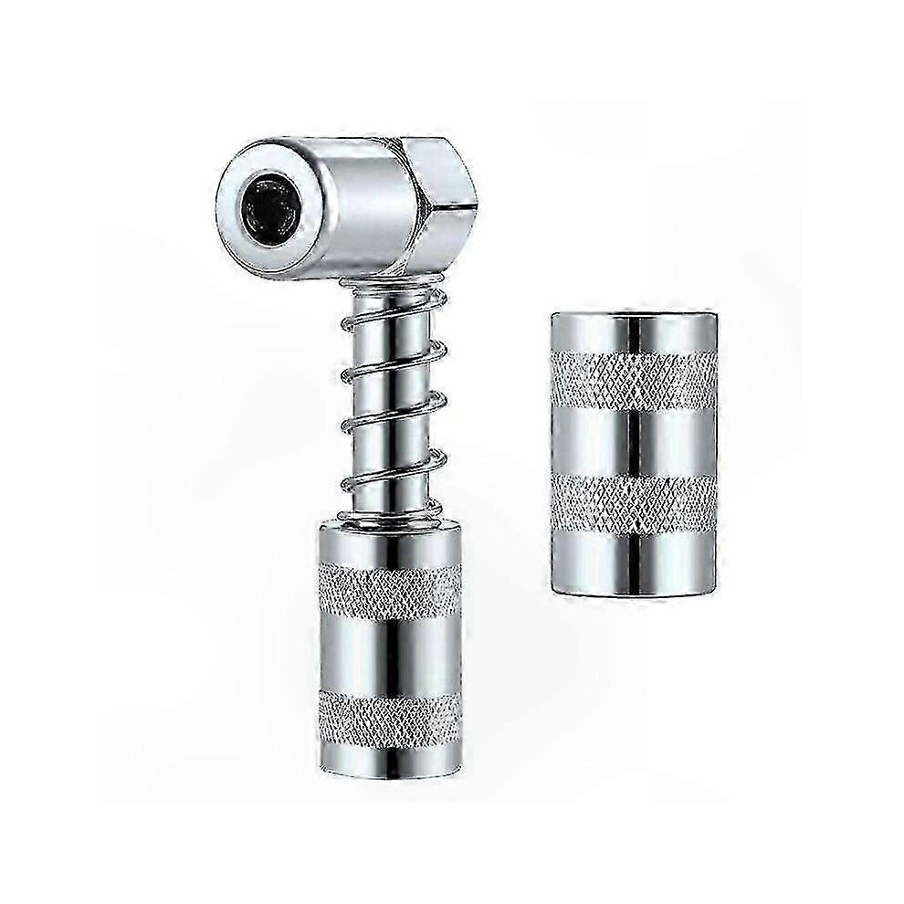 90 Degree Grease Gun Nozzle Adapter With Sleeve For Tool Accessory Connection 6408236168442