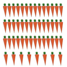 50PCS Carrot Party Charm Box Carrot Θέμα Πασχαλινό Κουτί γιορτής Κουτί σνακ Τέλειο