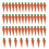 50PCS Carrot Party Charm Box Carrot Θέμα Πασχαλινό Κουτί γιορτής Κουτί σνακ Τέλειο 1