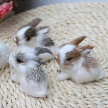 2026 1 Pc encantador muñeco de Animal de simulación conejo de peluche juguete de peluche para dormir regalo para niños