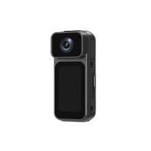 Mini fotocamera con obiettivo ruotabile e design magnetico per avventure all'aria aperta, include scheda di memoria da