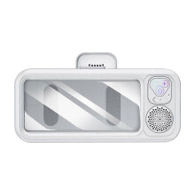 Waterproof Bluetooth Speaker with Suction Cup and Touch Phone Box for Bathroom Shower Streaming, 800mah Battery Includ