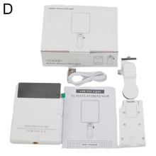 3-palcové 100 LED kruhové svetlo s príchytkou 5 W USB napájané výplňové svetlo s 3 farbami a 3 úrovňami pre telefón na