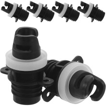 6pcs Inflatable Boat Air Pump Valve Adapter Set, Nozzle Converter for Paddle Board and Kayak, Compatible Sup Pump Connector for Water Sports Inflatab