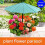 Parapluie pour plantes, Installation facile, décoration-Vert 9