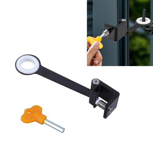 Window Limiter Safety Lock Fixed Window Limiter-black long 1