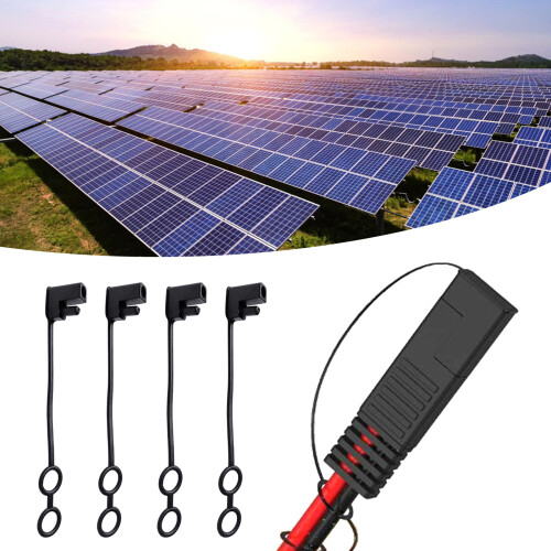 4Pcs Two Pin Plug Replacement Weather Caps for Power Solar 1