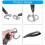 2Pcs SCBA Mask Quick Release Clip with Leather Handle Quick 8