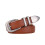 Ceinture occidentale rétro en cuir véritable pour-Abricot 8