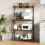 Bakers Rack with Storage and Power Outlet 36-inch Rustic 1