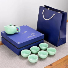 Purple Clay Tea Set for Kung Fu Tea, 1 Teapot + 4 Cups