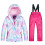 Girls' Ski Jacket and Pants Set Size 7-8 Windproof 1