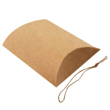 Festive Jute Rope Paper Pillow Box 12 pcs