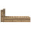 VidaXL vidaXL Bed Frame with Storage Artisan Oak 80 x 200 cm Engineered Wood 2
