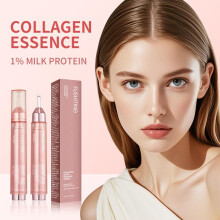 (Pink) Collagen Brightening Serum with Niacinamide & Milk Protein Hydrolyzed Collagen, Brightens Skin Tone, Improves Dullness, Hydrates & Moisturizes