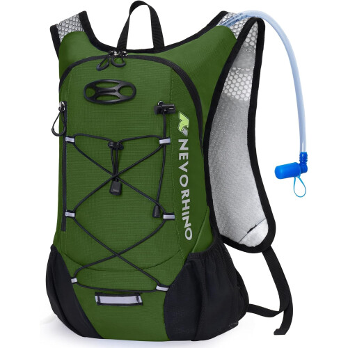Hydration Backpack 2L Leakproof Bladder 12L