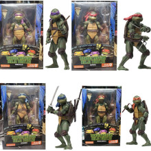 (Red Turban) Teenage Mutant Ninja Turtles 1990 Movie TMNT Exclusive 7-Inch Action Figure Collectible Toy