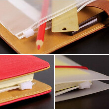 12 StüCk A5 Binder Pockets Binder Zipper Ordner für 6-Ring Notebook Binder Lose Blatt Einsatz Beutel Wasserdichter Beutel