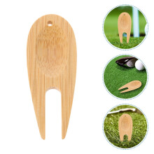 Golf Ball Marker Tool Bamboo 5 Pieces