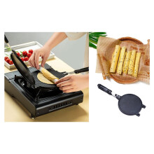 Fabricante de Conos de Gofres, Molde Antiadherente para Hacer Conos de Gofres, Herramienta para Hornear una Gas de Cocina, Molde para el Hogar,