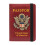 Leather Passport Holder with RFID Blocking and 3D Metal 1