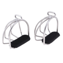 Horse Riding Stirrups Stainless Steel Wide Safety Toe Cage