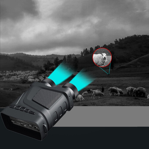 Infrared Night Vision Binocular Camera Black HD