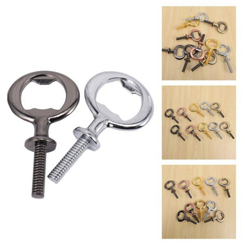 20PCS Metal Beer Opener, Flat Opener Inserts Kit, Threaded Beer Opener for DIY Projects 2