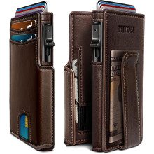 Men's Wallet with Money Clip and RFID Blocking 3.9" x 2.7"