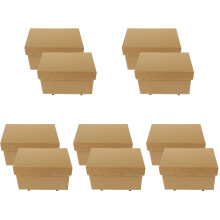 Paper Storage Box with Lid 10 pcs