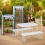 Outdoor Gathering Set (4-Piece) – Parasol Spike, Shell Wind Chime, Folding Table & Propagator 2