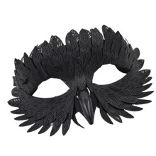 Halloween-Maske, Adler-Maske, Maskerade-Maske, halbe-Schwarz