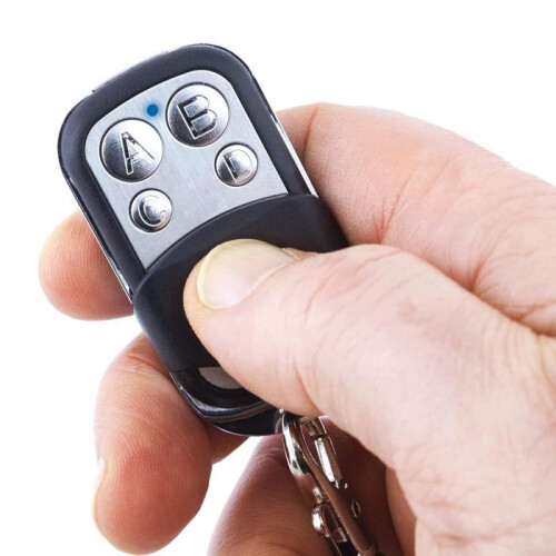 Universal Remote Control Set of 4, 433.92 MHz, Self-Programming, Modern Slim Design, Durable ABS Plastic 1