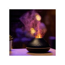 Zvlhčovač vzduchu s aroma esenciálních olejů Flame, barvy plamene, pro domácnost, ložnici, jógu, kancelář
