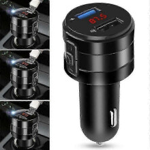 Nopea auton kaksois-USB-laturi tupakansytyttimen pistorasian sovitin handsfree-Bluetooth-laitteella