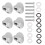 Tuning Peg Cap Ukulele Tuning Knob Handle Small Fish Tail Shape Guitar Shaft Buckle 1