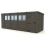 18x7 Pent Composite Shed Tanalised (Single Door, With Windows) 2