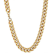 Richsteel Cubaanse schakelketting voor mannen en vrouwen, 3-12 mm, roestvrij staal
