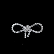 Crystal Bowknot Brooches For Women Unisex Lapel Sweater Suit Pins Casual Wedding Party Jewelry Accessories Friend Gifts Decor