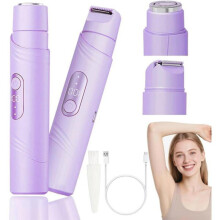 Golarka elektryczna dla kobiet, głowica do przycinania miejsc intymnych, wodoodporny depilator na mokro i na sucho, akumulatorowy